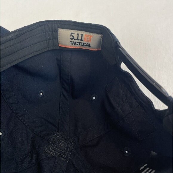 5.11 Tactical Purpose Built Navy Cap Adjustable Velcro Strap Mens One Size - Picture 6 of 8